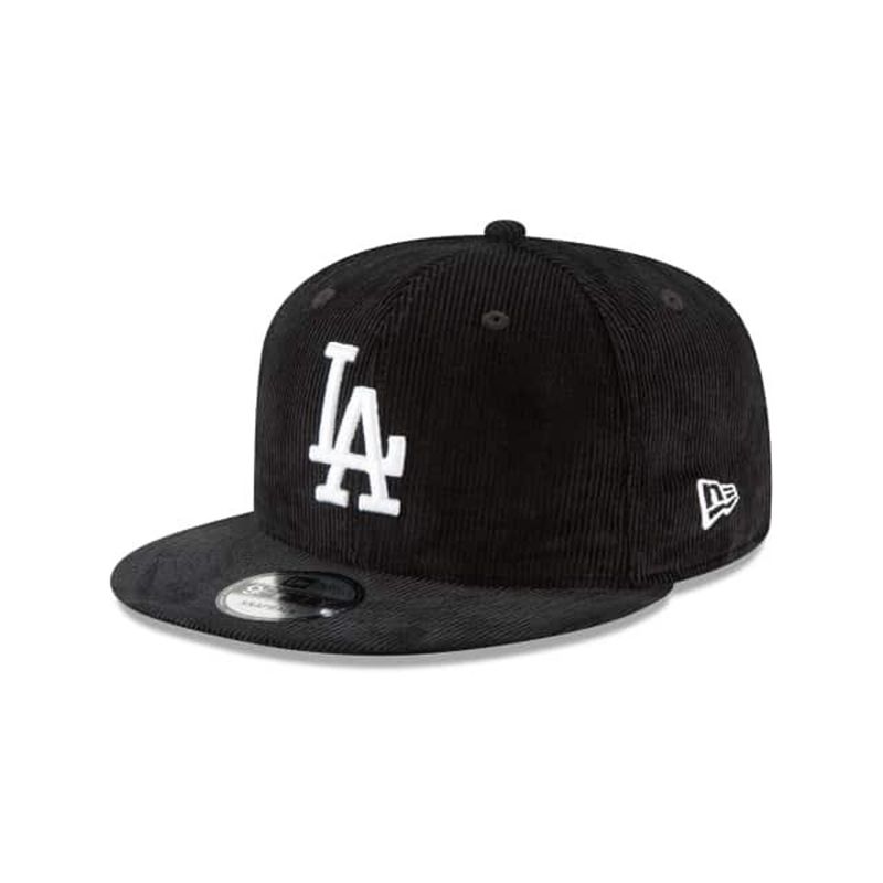 MLB Los Angeles Dodgers Corduroy 9Fifty Snapback (MAQ6868) - Black New Era Caps